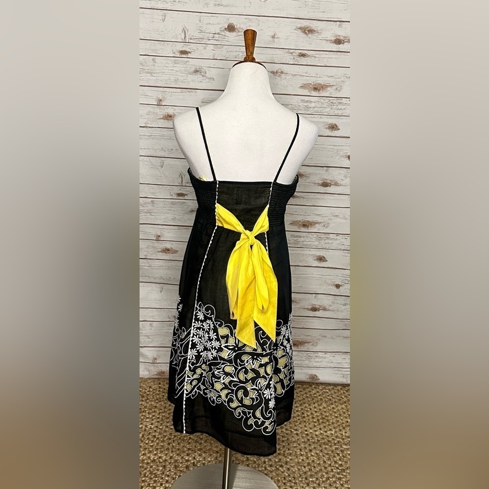 Anthropologie Floreat Step-by-Step floral embroidered and cutout voile sundress - Picture 6 of 7